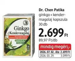 DM Dr. Chen Patika ajánlat