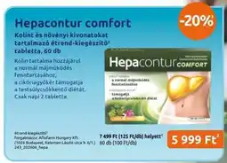 Benu Gyógyszertárak Hepacontur comfort ajánlat