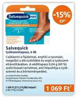 Benu Gyógyszertárak Salvequick ajánlat