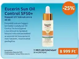 Benu Gyógyszertárak Eucerin Sun Oil Control SF50+ ajánlat
