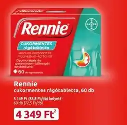 Benu Gyógyszertárak Rennie ajánlat