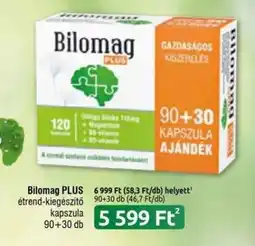 Benu Gyógyszertárak Bilomag PLUS ajánlat