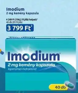 Benu Gyógyszertárak Imodium ajánlat