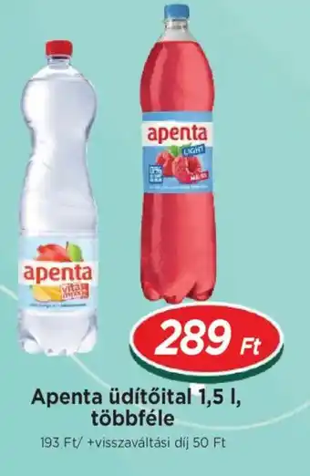 Apenta üdítőital, többféle