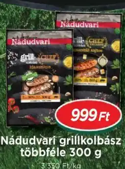 Real Nádudvari grillkolbász többféle ajánlat