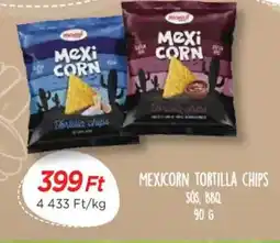 Real Mexicorn tortilla chips sos, bbq ajánlat