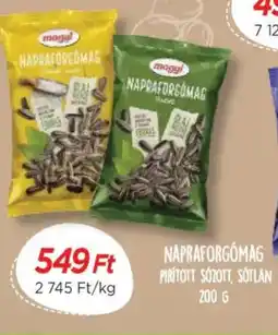 Real Napraforgómag pirított sózott, sotlan ajánlat