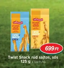 Real Twist Snack rúd sajtos, sós ajánlat