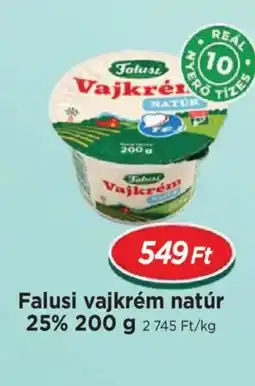 Real Falusi vajkrém natúr 25% ajánlat