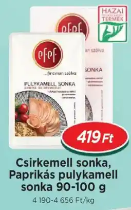 Real Csirkemell sonka, Paprikás pulykamell sonka ajánlat