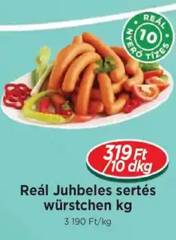 Real Reál Juhbeles sertés würstchen ajánlat