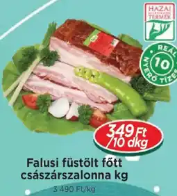 Real Falusi füstölt főtt császárszalonna ajánlat