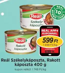 Real Reál Székelykáposzta, Rakott káposzta ajánlat