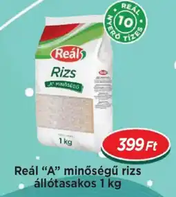 Real Reál "A" minőségű rizs állótasakos ajánlat