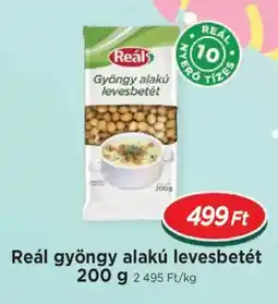 Real Reál gyöngy alakú levesbetét ajánlat