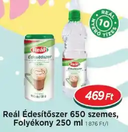Real Reál Édesítőszer 650 szemes, Folyékony ajánlat