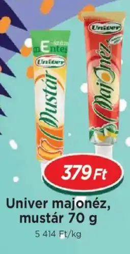 Real Univer majonéz, mustár ajánlat