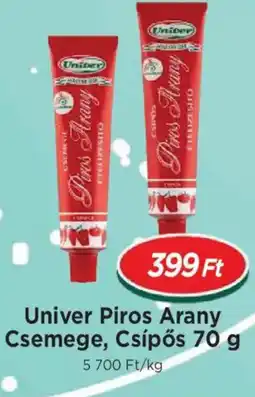 Real Univer Piros Arany Csemege, Csípős ajánlat