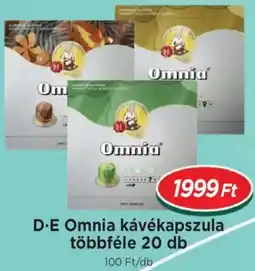 Real D-E Omnia kávékapszula többféle ajánlat
