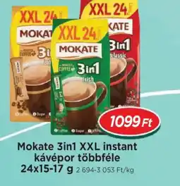 Real Mokate 3in1 XXL instant kávépor többféle ajánlat