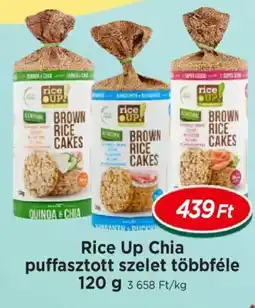 Real Rice Up Chia puffasztott szelet többféle ajánlat