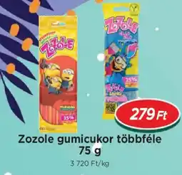 Real Zozole gumicukor többféle ajánlat