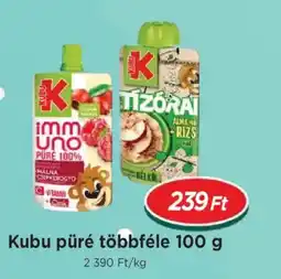 Real Kubu püré többféle ajánlat