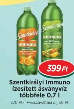 Real Szentkirályi Immuno ízesített ásványvíz többféle ajánlat