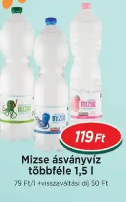 Real Mizse ásványvíz többféle ajánlat