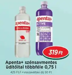 Real Apenta+ szénsavmentes üdítőital többféle ajánlat