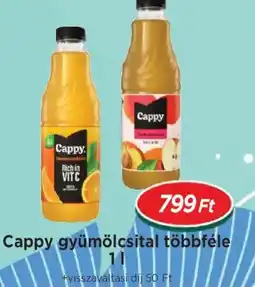 Real Cappy gyümölcsital többféle ajánlat
