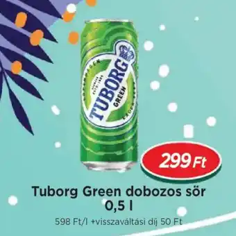 Tuborg Green dobozos sör
