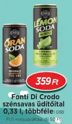 Real Fonti Di Crodo szénsavas üdítőital ajánlat