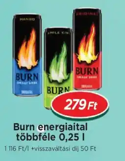 Real Burn energiaital többféle ajánlat