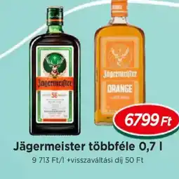 Real Jägermeister többféle ajánlat