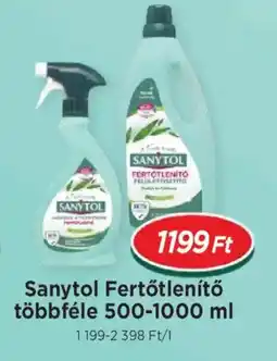 Real Sanytol Fertőtlenítő többféle ajánlat