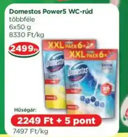 Real Domestos Power5 WC-rúd ajánlat