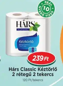 Real Hárs Classic Kéztörlő ajánlat