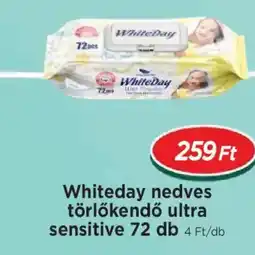 Real Whiteday nedves törlőkendő ultra sensitive ajánlat