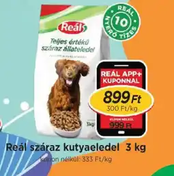 Real Reál száraz kutyaeledel ajánlat