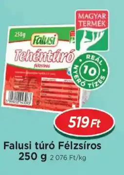 Real Falusi túró Félzsíros ajánlat