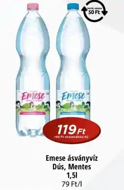 Real Emese ásványvíz Dús, Mentes ajánlat