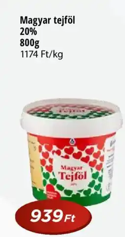 Real Magyar tejföl 20% ajánlat