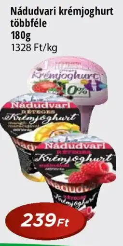Real Nádudvari krémjoghurt többféle ajánlat