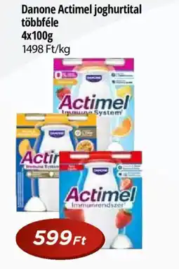 Real Danone Actimel joghurtital többféle ajánlat