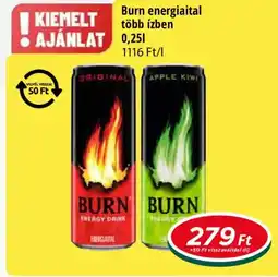 Real Burn energiaital több ízben ajánlat