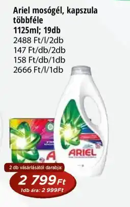 Real Ariel mosógél, kapszula többféle ajánlat
