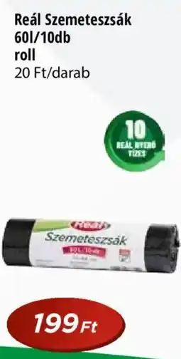 Real Reál Szemeteszsák roll ajánlat