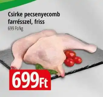 Csirke pecsenyecomb farrésszel, friss
