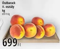 Real Őszibarack II. osztály ajánlat